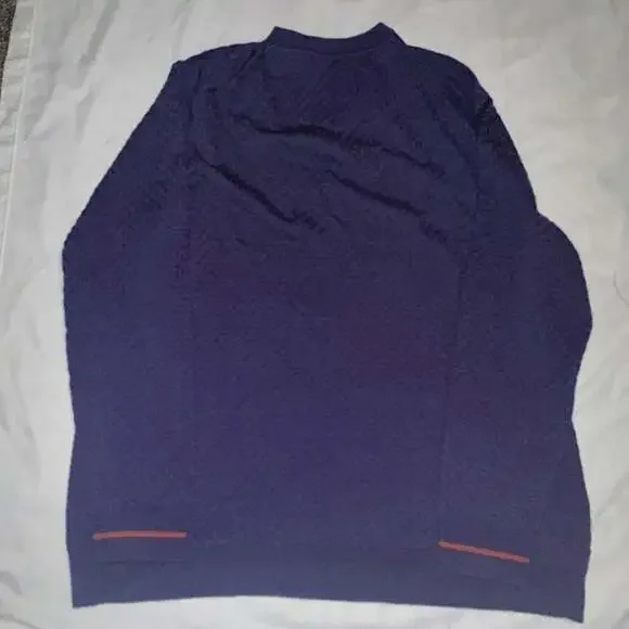 Robert Graham Collectors Textured Wool Crew neck Sweater Mens 2xl Purple Knit - Picture 11 of 12